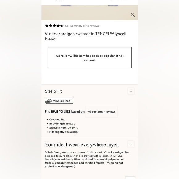 NWT JCREW  V-Neck Cardigan Sweater TENCEL Lyocell Blend Black $118 CD219SZ L - Picture 4 of 9